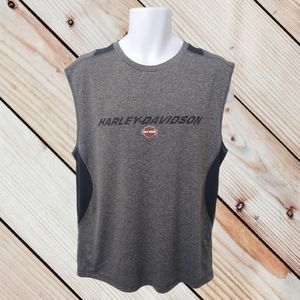 Harley Davidson sleeveless athletic t-shirt